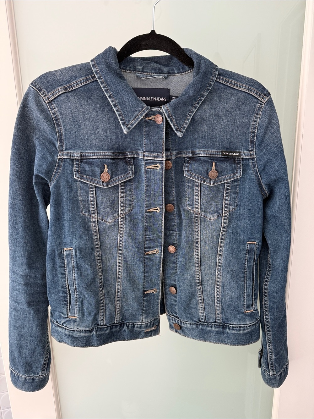 Calvin Klein Jeans Blue, Cotton Denim Jacket